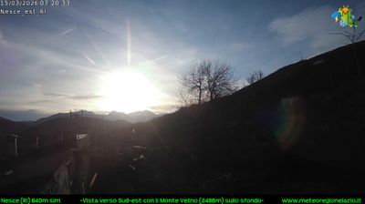 immagine della webcam nei dintorni di Rocca di Cambio: webcam Pescorocchiano