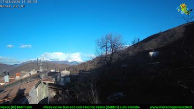 immagine della webcam nei dintorni di Borgorose: webcam Pescorocchiano