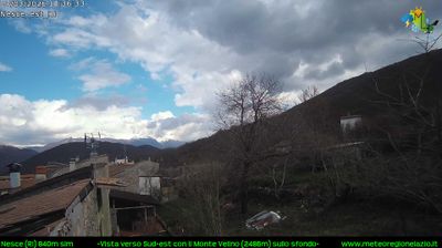 immagine della webcam nei dintorni di Borgorose: webcam Pescorocchiano