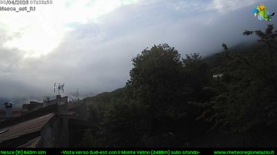 immagine della webcam nei dintorni di Antrodoco: webcam Pescorocchiano