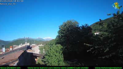 immagine della webcam nei dintorni di Pizzoli: webcam Pescorocchiano