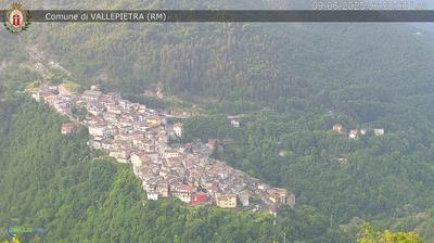 immagine della webcam nei dintorni di Rocca di Botte: webcam Vallepietra
