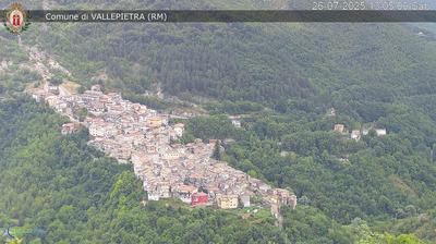 immagine della webcam nei dintorni di Campo Staffi: webcam Vallepietra