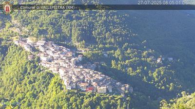 immagine della webcam nei dintorni di Mandela: webcam Vallepietra