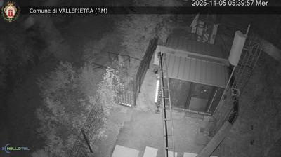 immagine della webcam nei dintorni di Guadagnolo: webcam Vallepietra