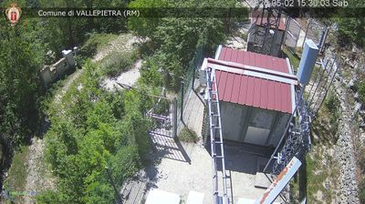 immagine della webcam nei dintorni di Tagliacozzo: webcam Vallepietra