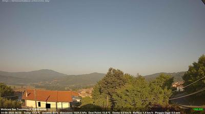 immagine della webcam nei dintorni di Monte Curcio: webcam Soveria Mannelli