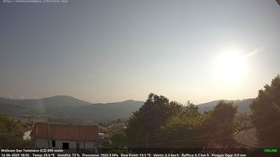 immagine della webcam nei dintorni di San Giovanni in Fiore: webcam Soveria Mannelli