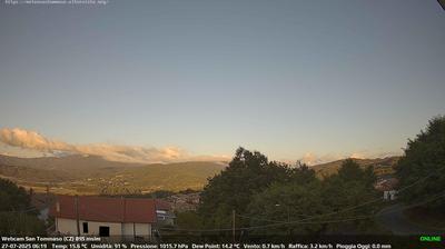 immagine della webcam nei dintorni di Catanzaro: webcam Soveria Mannelli