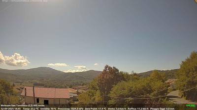 immagine della webcam nei dintorni di Simeri Crichi: webcam Soveria Mannelli