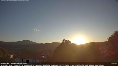 immagine della webcam nei dintorni di Monte Curcio: webcam Soveria Mannelli