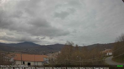immagine della webcam nei dintorni di Camigliatello Silano: webcam Soveria Mannelli