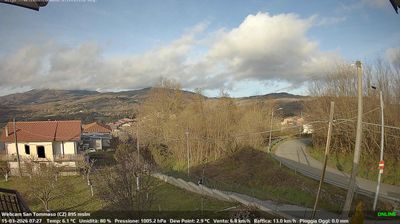 immagine della webcam nei dintorni di Simeri Crichi: webcam Soveria Mannelli