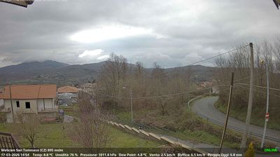 immagine della webcam nei dintorni di Campora San Giovanni: webcam Soveria Mannelli