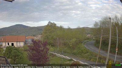 immagine della webcam nei dintorni di Villaggio Palumbo: webcam Soveria Mannelli