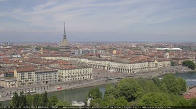 immagine della webcam nei dintorni di Cerreto d'Asti: webcam Torino Bric della Croce