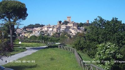 immagine della webcam nei dintorni di Ponte Sasso: webcam Offagna