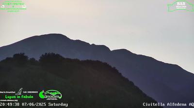 immagine della webcam nei dintorni di Pescasseroli: webcam Civitella Alfedena