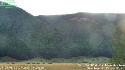 Preview delle webcam di Palena: Riserva naturale Quarto Santa Chiara - Stazione FS di Palena