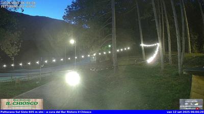 immagine della webcam nei dintorni di Monte Pratello: webcam Pettorano sul Gizio