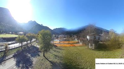 immagine della webcam nei dintorni di Auronzo di Cadore: webcam Santo Stefano di Cadore