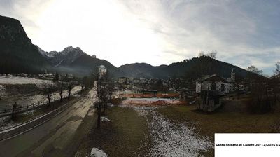 immagine della webcam nei dintorni di Monte Zoncolan: webcam Santo Stefano di Cadore