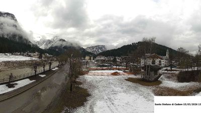 immagine della webcam nei dintorni di Moso: webcam Santo Stefano di Cadore