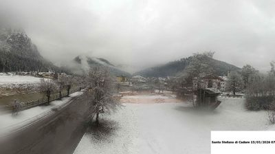 immagine della webcam nei dintorni di Monte Elmo: webcam Santo Stefano di Cadore