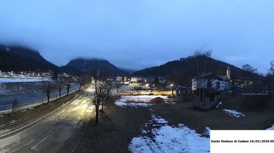 immagine della webcam nei dintorni di Auronzo di Cadore: webcam Santo Stefano di Cadore