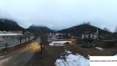 immagine della webcam nei dintorni di Cima Sappada: webcam Santo Stefano di Cadore