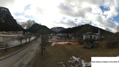immagine della webcam nei dintorni di Pieve di Cadore: webcam Santo Stefano di Cadore