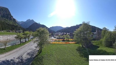 immagine della webcam nei dintorni di Forni Avoltri: webcam Santo Stefano di Cadore