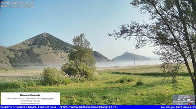 Preview delle webcam di Pescocostanzo › Nord: Altopiano di Quarto Santa Chiara