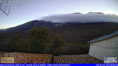 immagine della webcam nei dintorni di Passolanciano-Majelletta: webcam Sant'Eufemia a Maiella