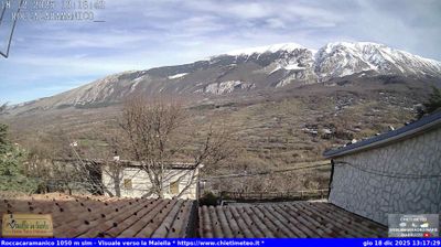 Preview delle webcam di Sant'Eufemia a Maiella