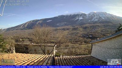 immagine della webcam nei dintorni di Pacentro: webcam Roccacaramanico