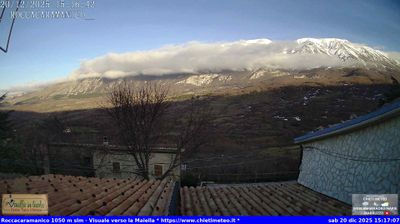 immagine della webcam nei dintorni di Cansano: webcam Roccacaramanico