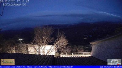 immagine della webcam nei dintorni di Scanno: webcam Roccacaramanico