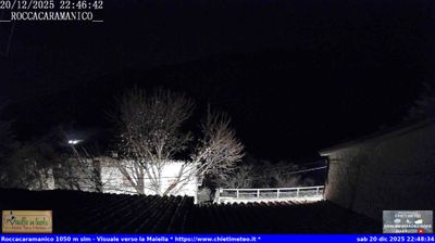 immagine della webcam nei dintorni di Sulmona: webcam Roccacaramanico