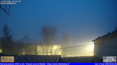 immagine della webcam nei dintorni di Ortona dei Marsi: webcam Roccacaramanico