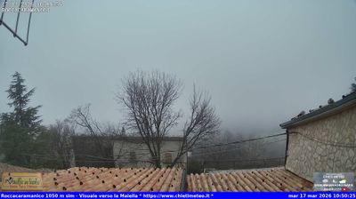 immagine della webcam nei dintorni di Torricella Peligna: webcam Roccacaramanico