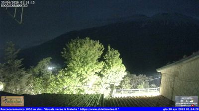 immagine della webcam nei dintorni di Rocca Pia: webcam Roccacaramanico