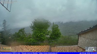 immagine della webcam nei dintorni di Caramanico Terme: webcam Roccacaramanico