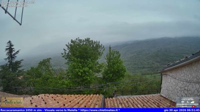 immagine della webcam nei dintorni di Ortona dei Marsi: webcam Roccacaramanico