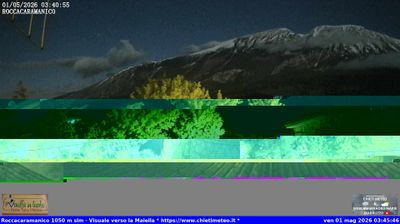 immagine della webcam nei dintorni di Torricella Peligna: webcam Roccacaramanico