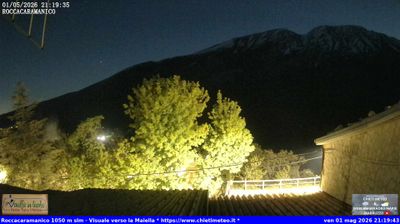 immagine della webcam nei dintorni di Passolanciano-Majelletta: webcam Roccacaramanico
