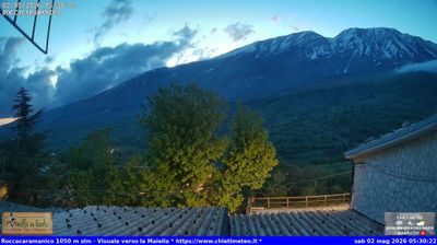immagine della webcam nei dintorni di Bisegna: webcam Roccacaramanico