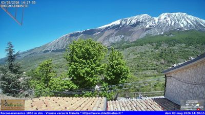 immagine della webcam nei dintorni di Altino: webcam Roccacaramanico