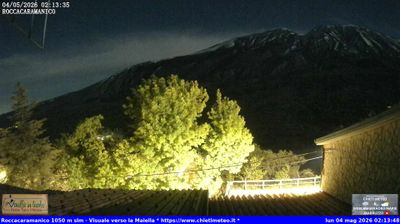 immagine della webcam nei dintorni di Sulmona: webcam Roccacaramanico
