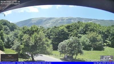 immagine della webcam nei dintorni di Rionero Sannitico: webcam Rocca Pia